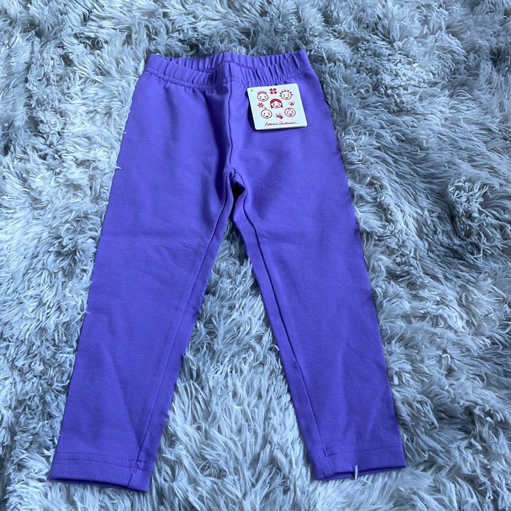 Hanna Anderson Purple Leggings NWT size 90